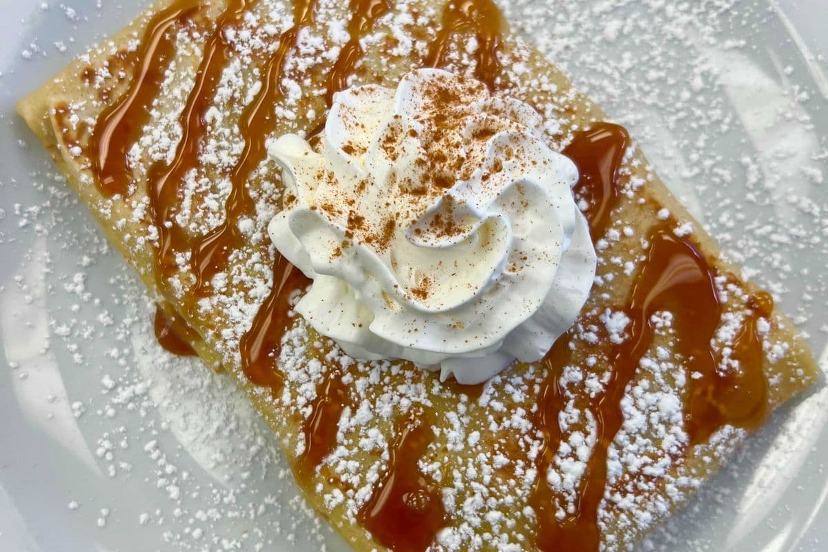 Apple Caramel Crepe