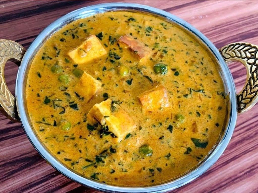 Methi Malai Matar Paneer