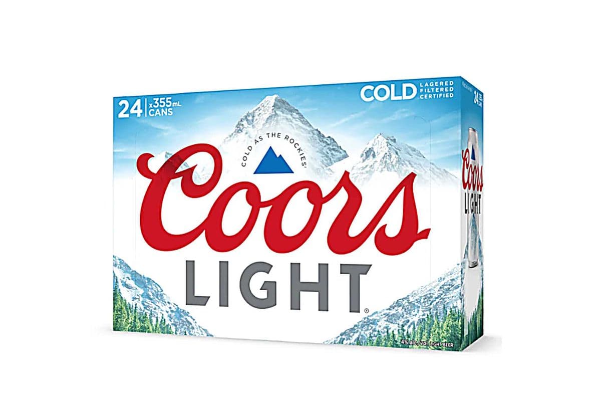 Coors Light 24pk (1 x 24x355ml Cans)