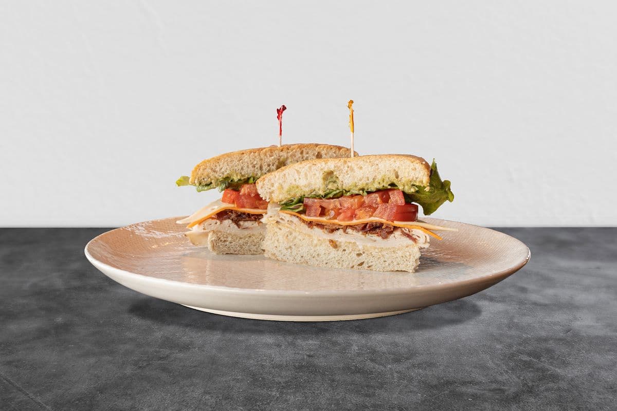 Turkey Avocado Club Sandwich