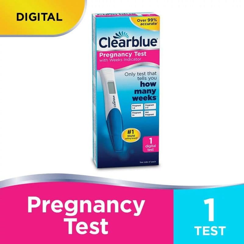 Clearblue - Teste de grossesse le nombres de semaines / no. of weeks Pregnancy test **(1 tests)**