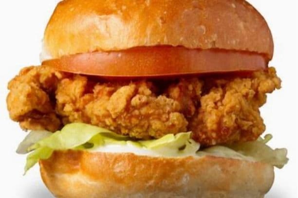 Crunchy Fried Chicken Sandwich and Fries