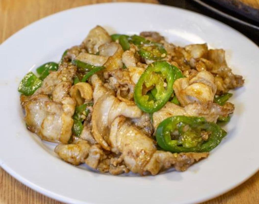 Fried Pork with Jalapeno 农家小炒肉