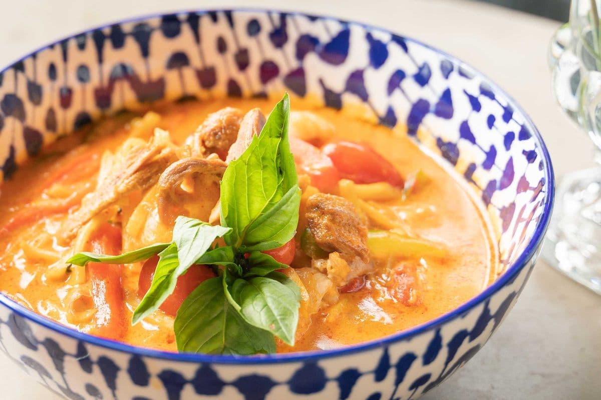 BBQ Duck Lychee Curry