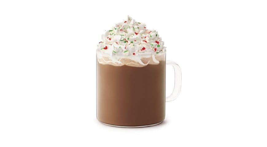Large Candy Cane Hot Chocolate