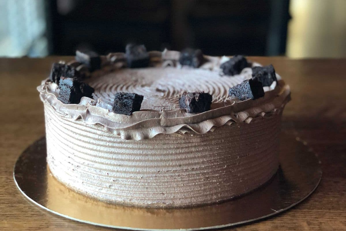 Whole 9” Caramel Brownie Cheesecake