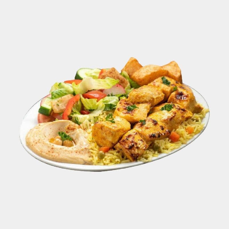Shish Tawook Plate