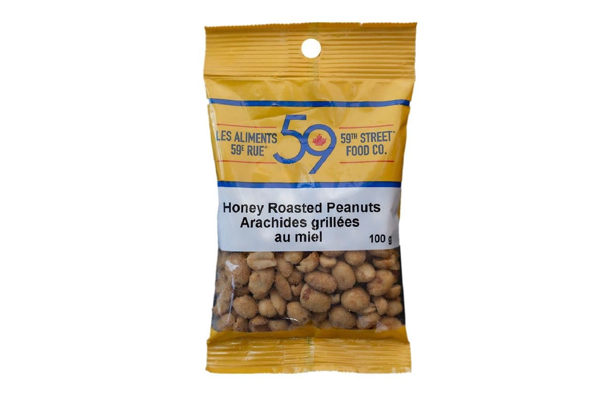 On The Run Honey Roasted Peanuts (100g) 77197