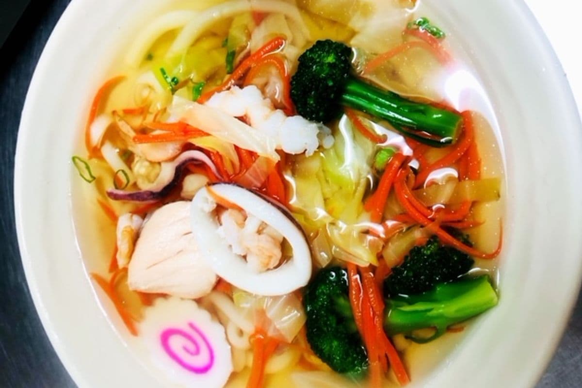 Vegetable Udon or Soba in Soup