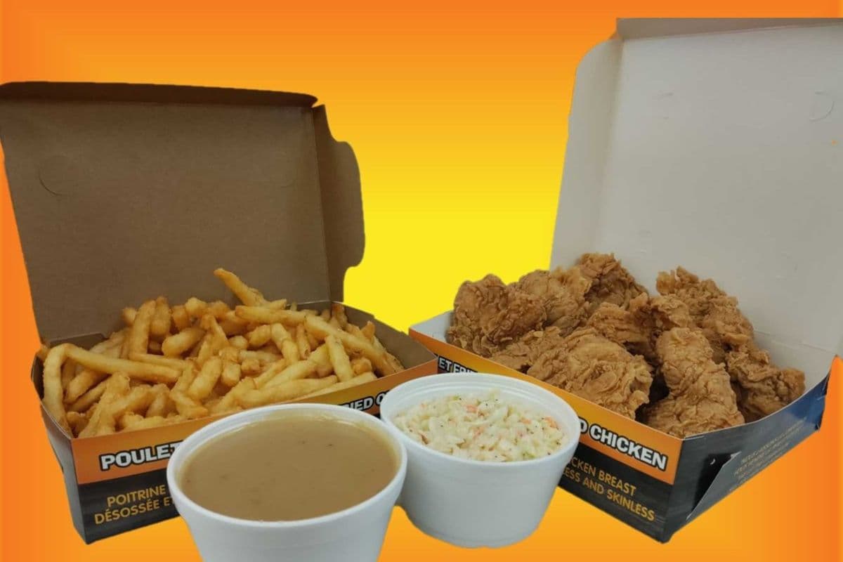 Repas complet poulet (6 mcx) / Complete Chicken Meal (6 pcs)