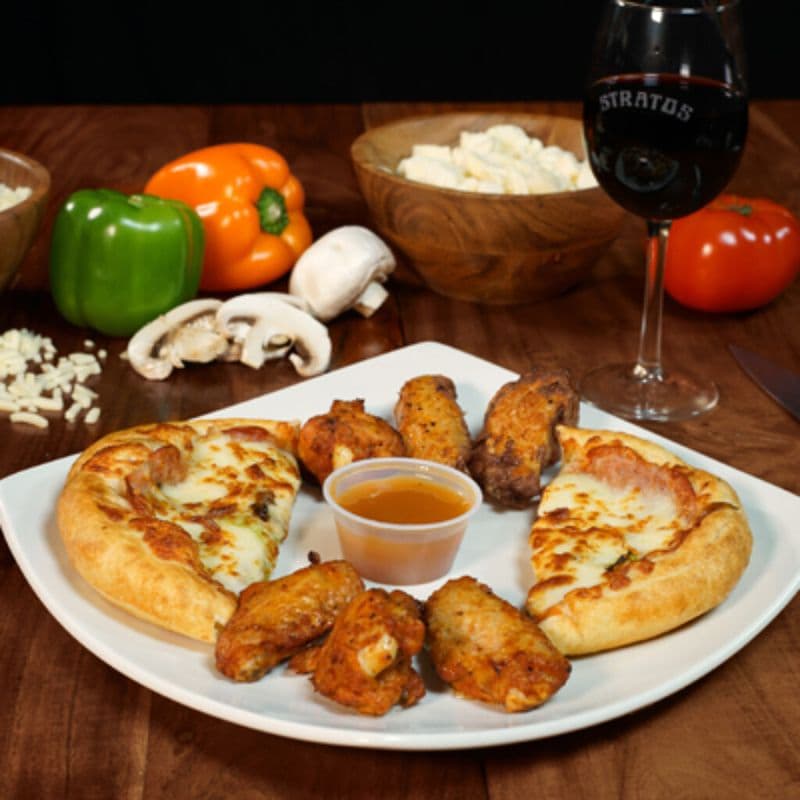 Pizza et ailes de poulet (6) / Pizza et ailes de poulet (6)