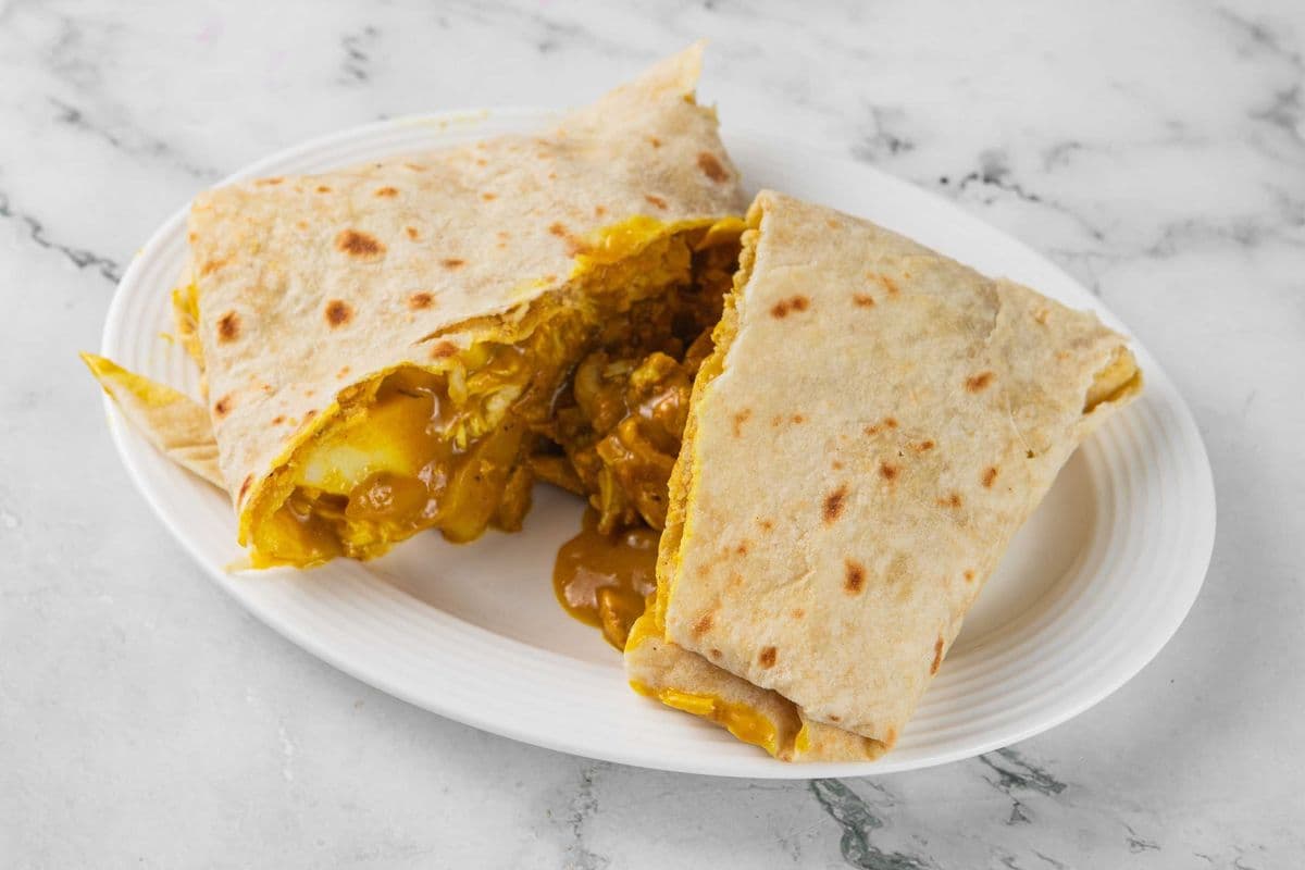 Boneless Curry Chicken Roti
