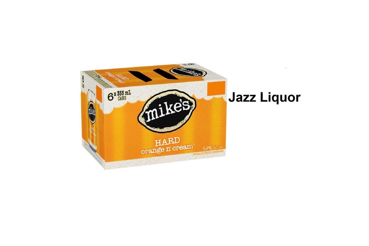 MIKE'S HARD ORANGE AND CREAM 6 CANS (1 x 6×355ML )