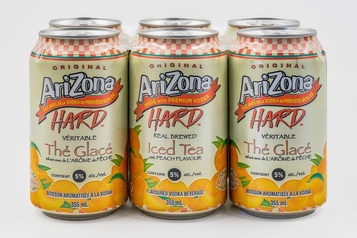 Arizona Hard Peach Iced Tea (6 x 355 ml)