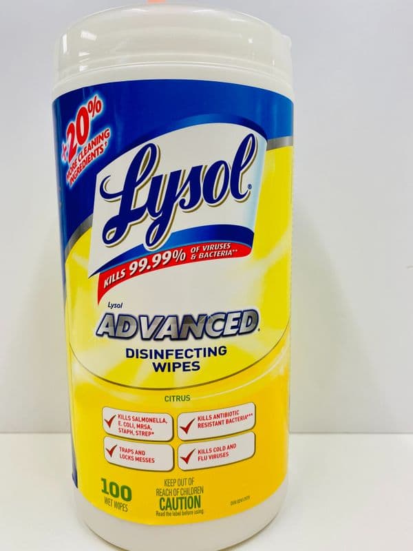 Lysol Disinfecting Wipes (100 ct)