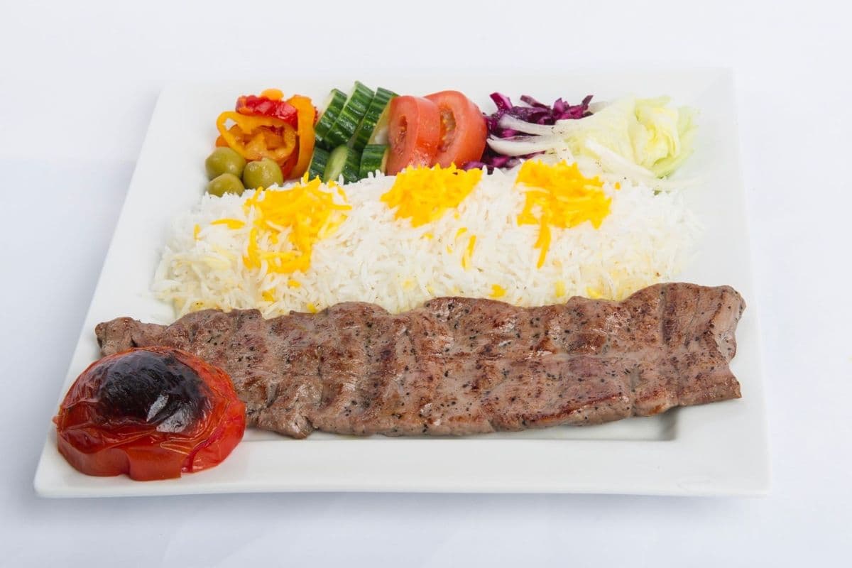 7. Barg Kebab with Rice