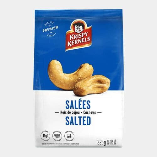 Krispy Kernels Noix de cajou salées (225g) / Krispy Kernels Salted Cashews (225g)