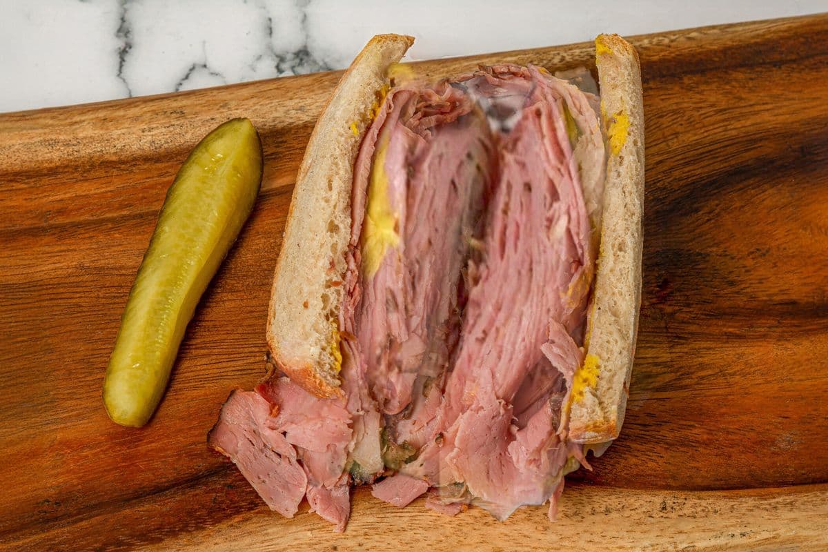 Montreal Smoked Meat Sandwich