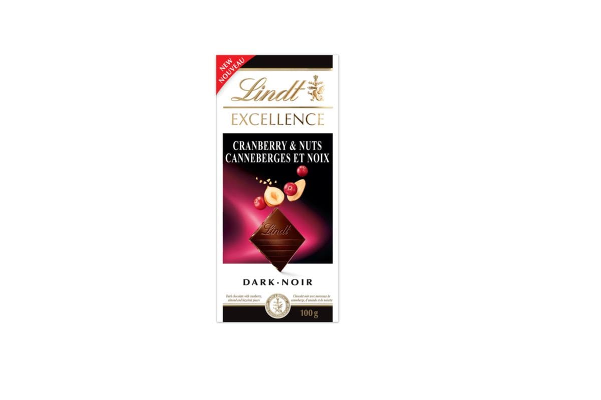 Lindt Excellence Cranberry & Nuts Dark Chocolate (100 g)