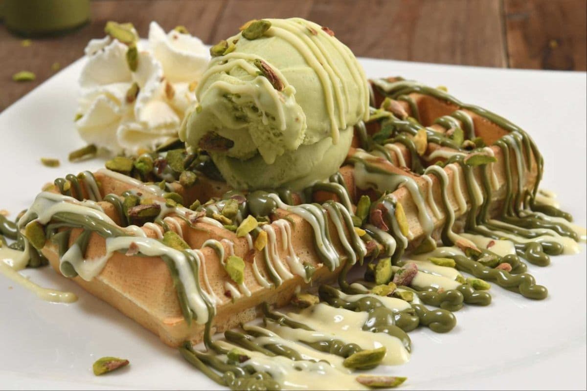 Pistachio Waffle