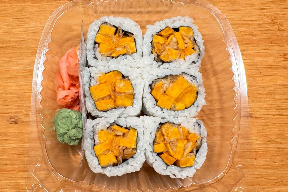 13. Yam Tempura Roll (6 pcs)