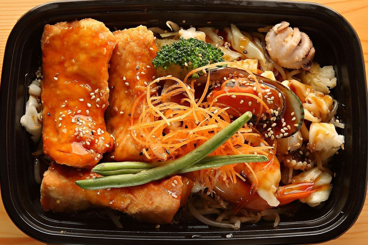 Seafood (with Salmon) Teriyaki