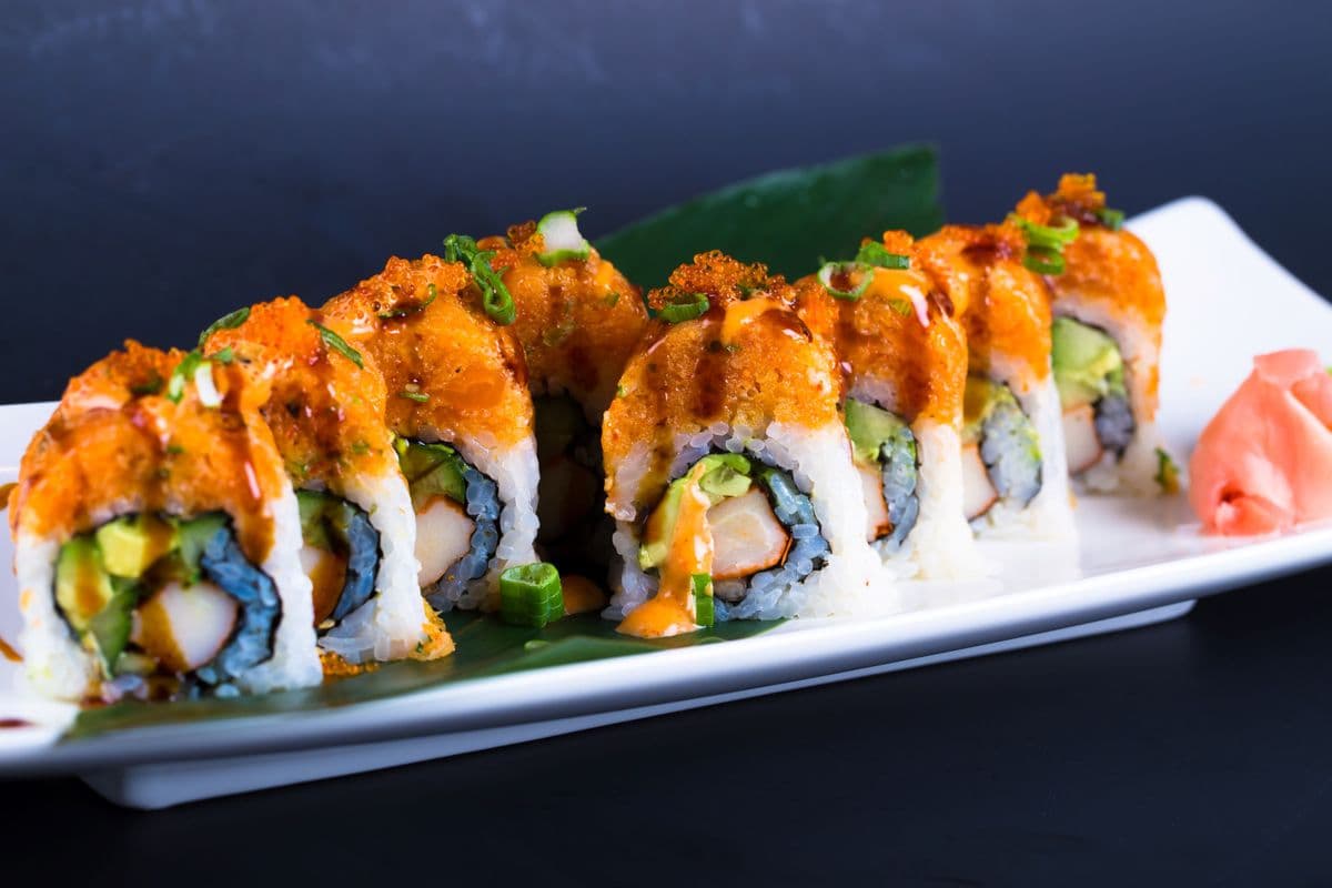 77. Sushi Gen Fire House Roll (8 pcs)