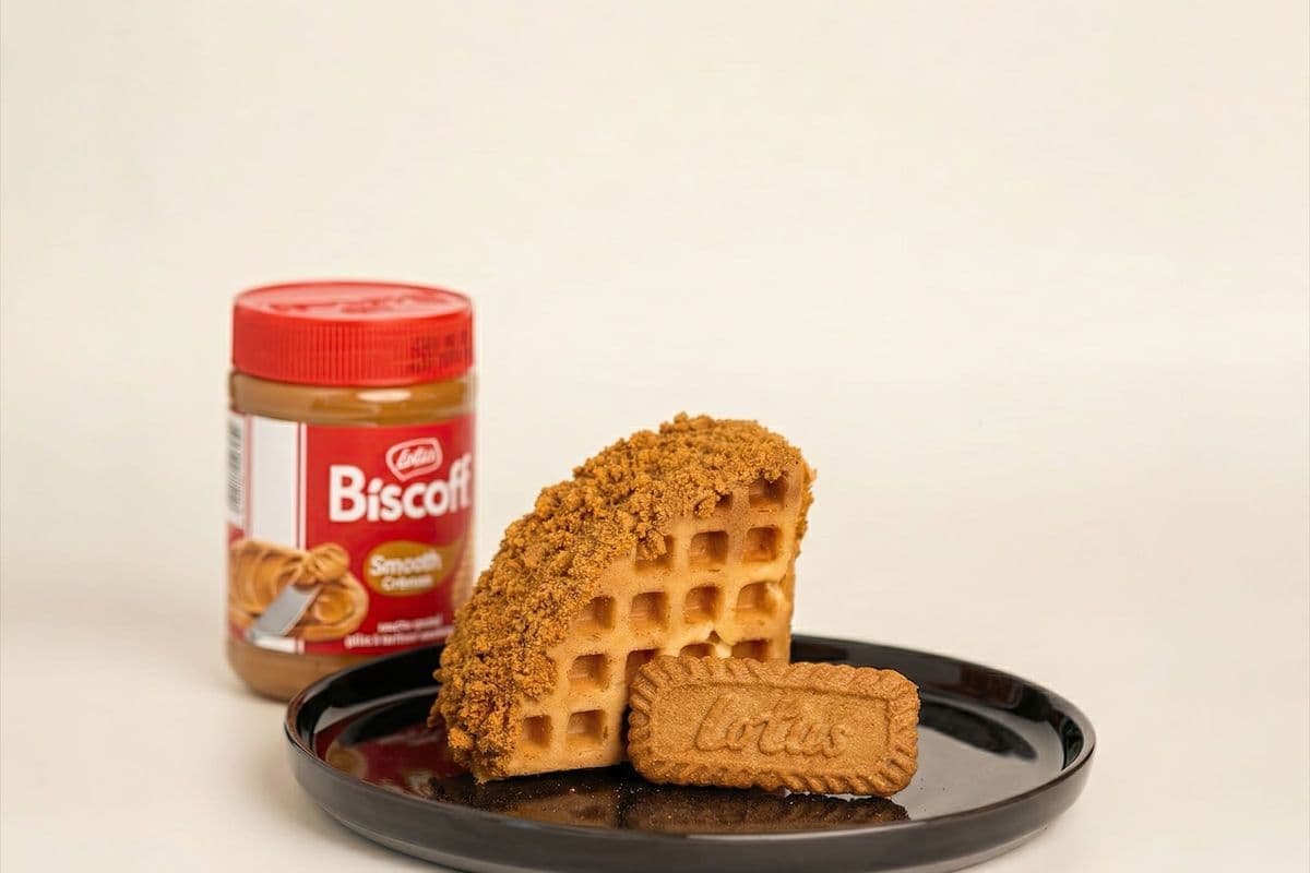 Biscoff Biscuits Pocket Waffle