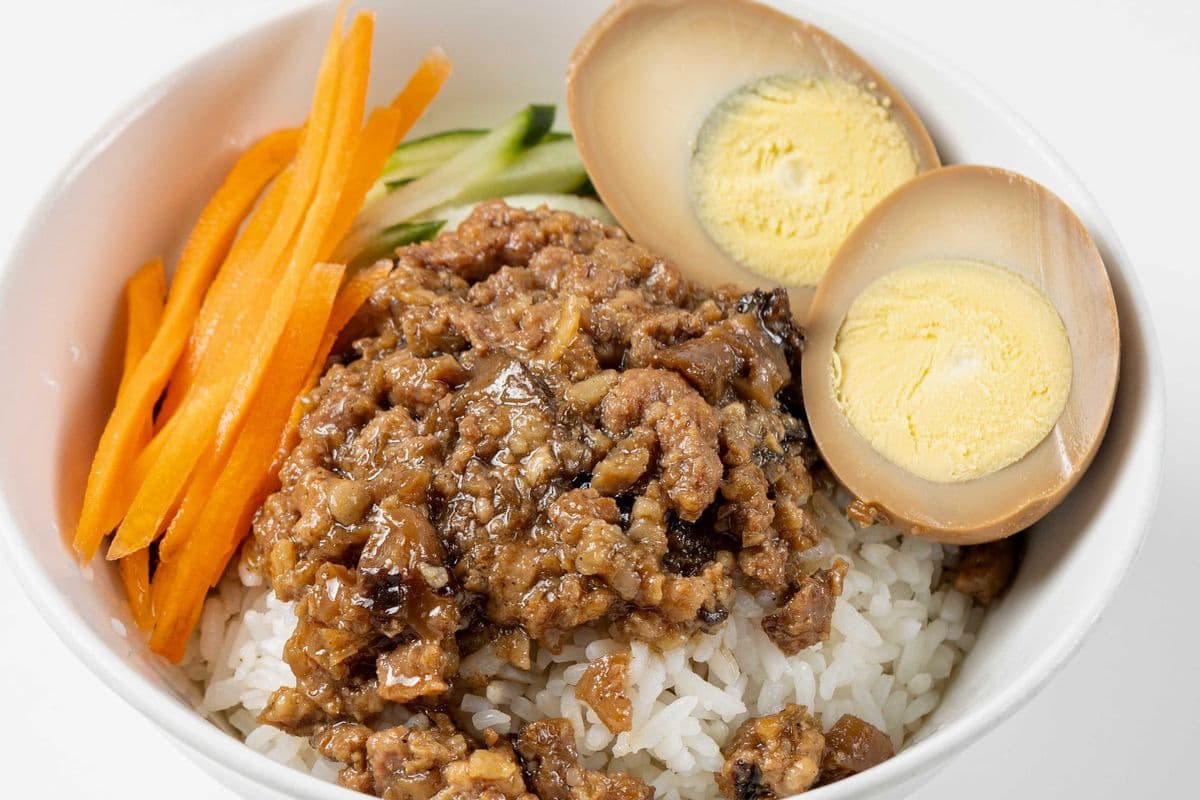 708. Braised Pork Belly Over Rice - Lu Rou Fan