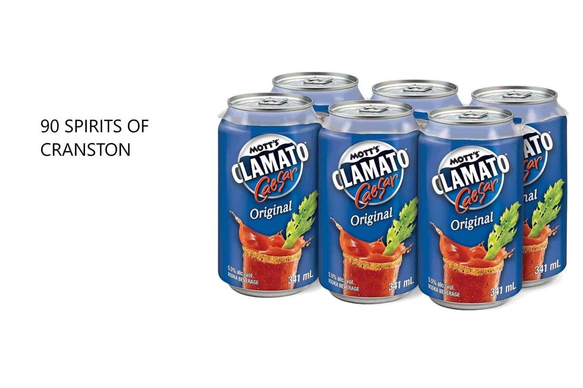 MOTT'S CLAMATO CAESAR ORIGINAL 6 CANS (1 x 6x341ML)