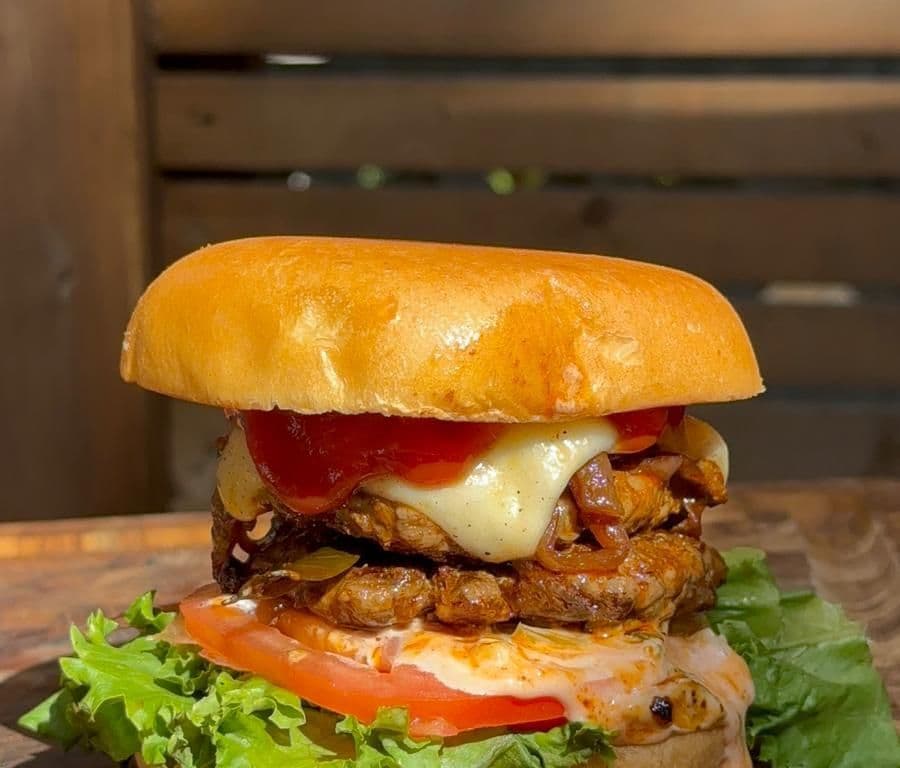 Mutton Curry Burger