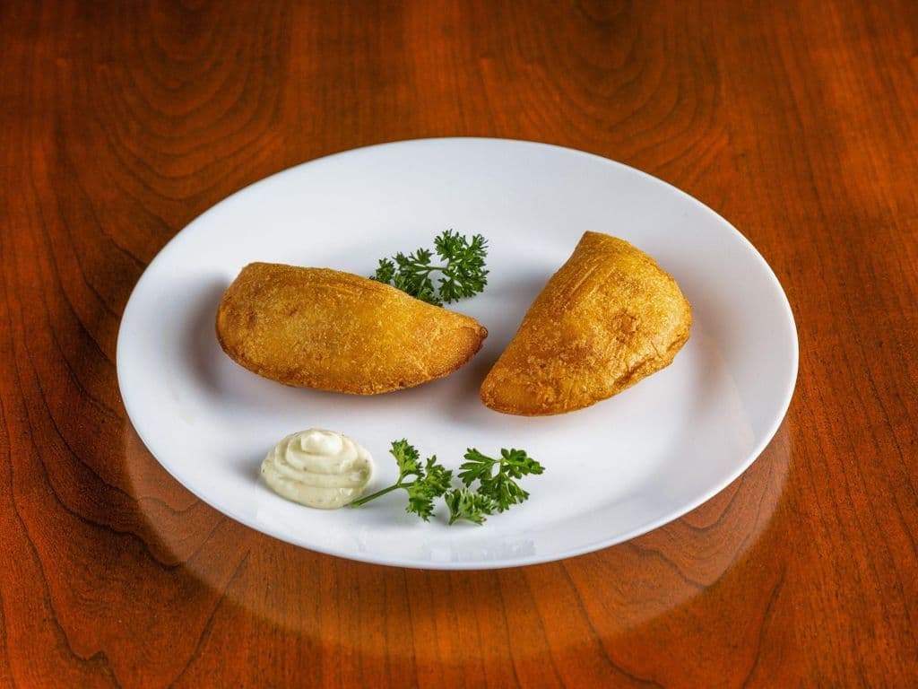 Two Venezuelan Chicken Empanadas