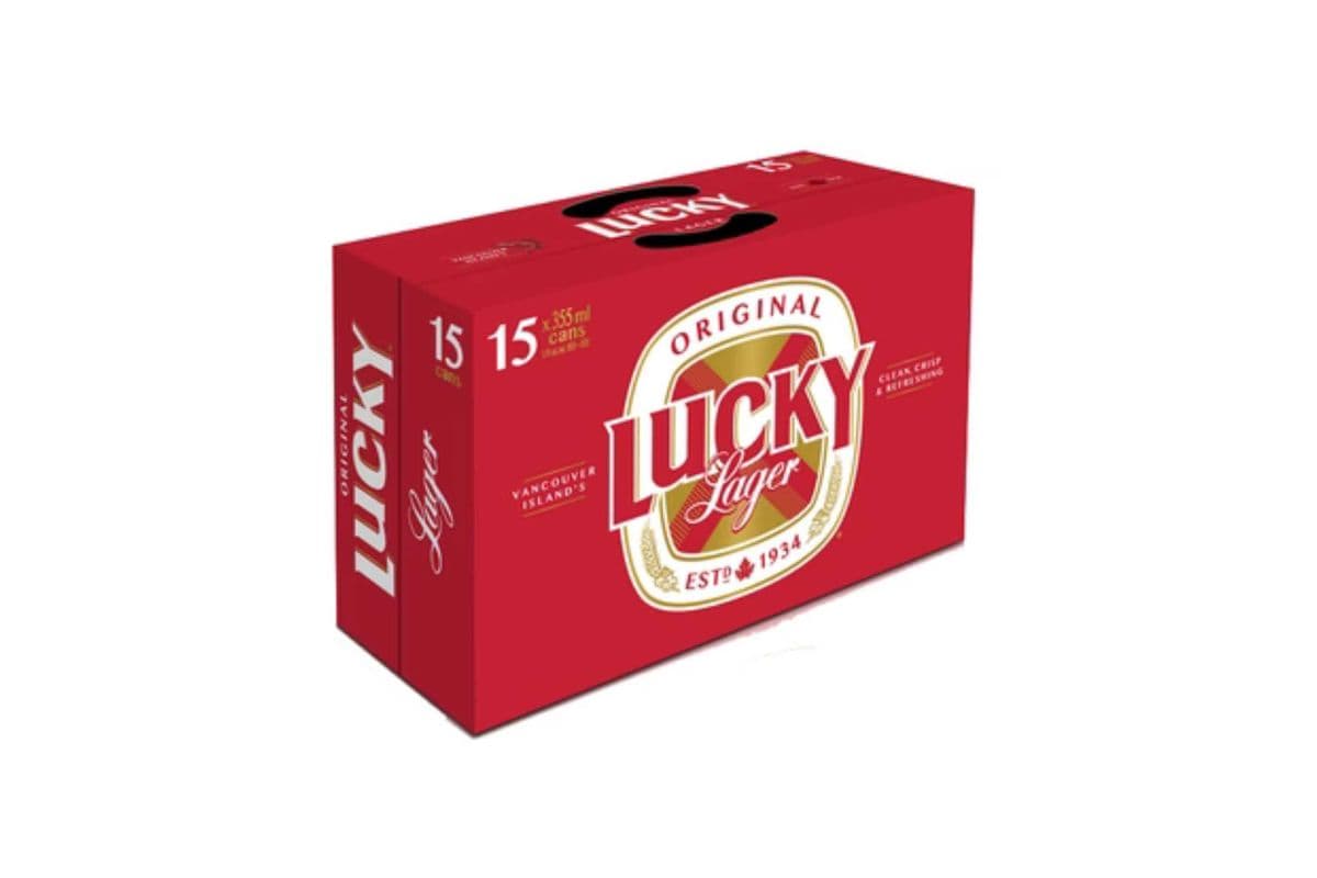Lucky Lager (15 Cans) (15 x 355ML)