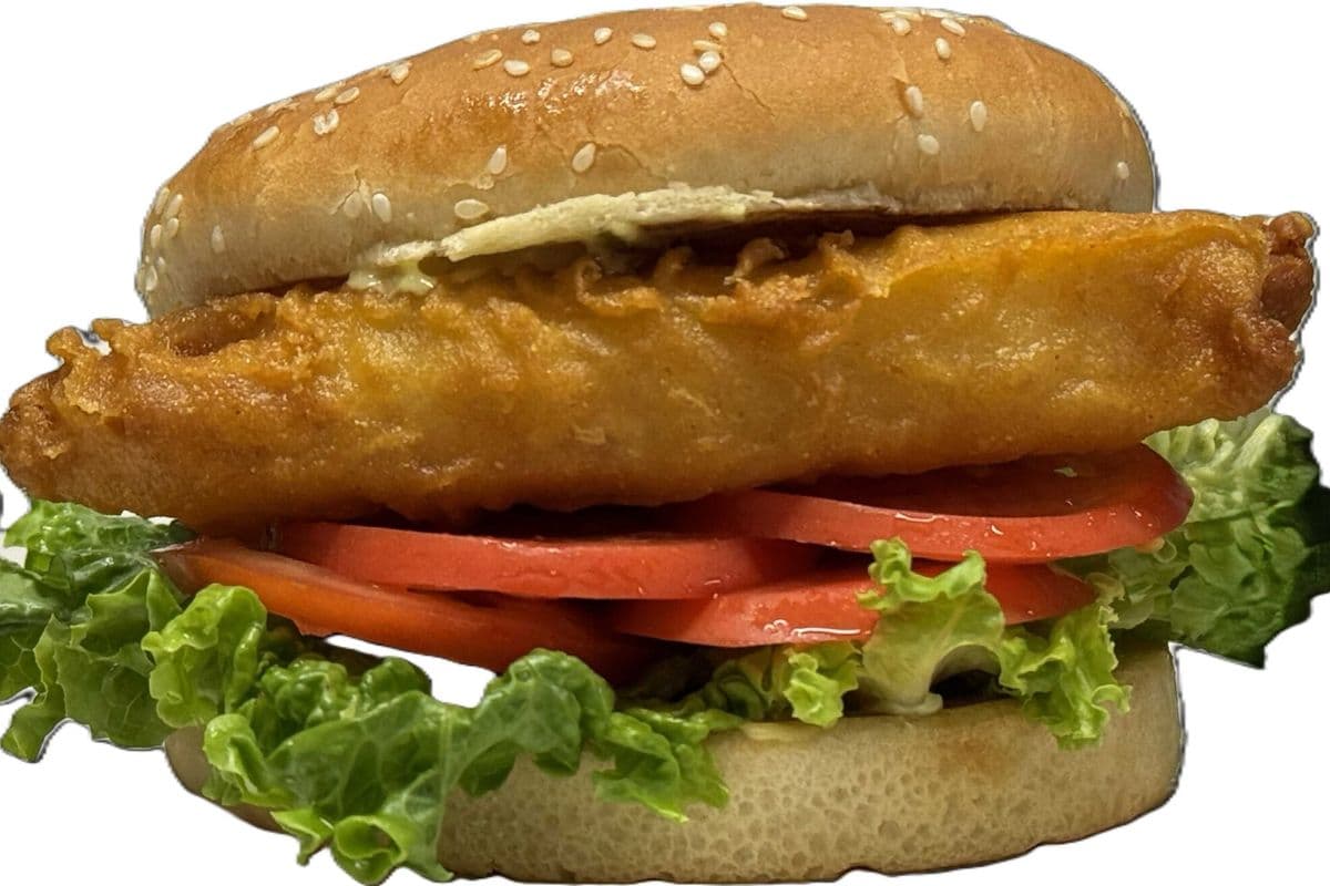 COD BURGER (Beer Battered 4 oz)