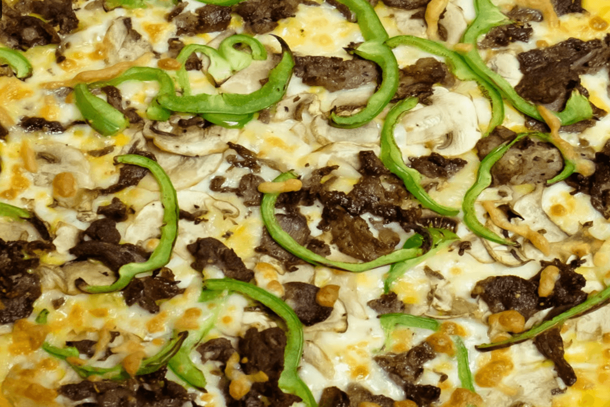 10" Small Philly Cheesesteak Pizza