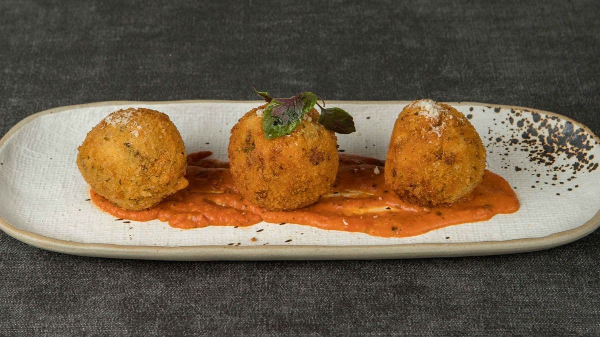 Bacon Cheese Rice Balls