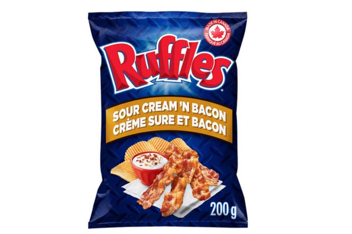 Ruffles Sour Cream Bacon 200g