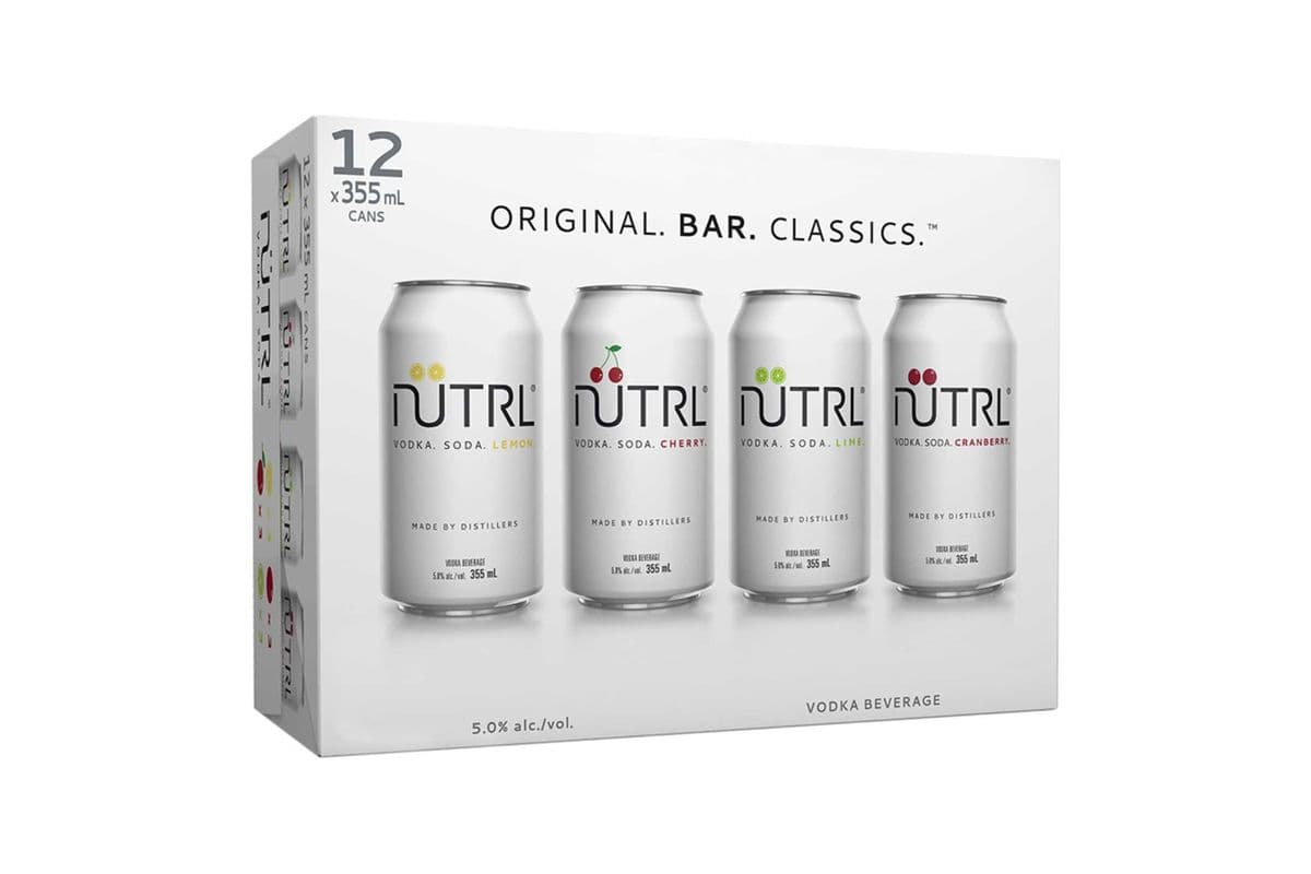Nutrl Vodka Soda Variety Pack (12 x 355 ml)