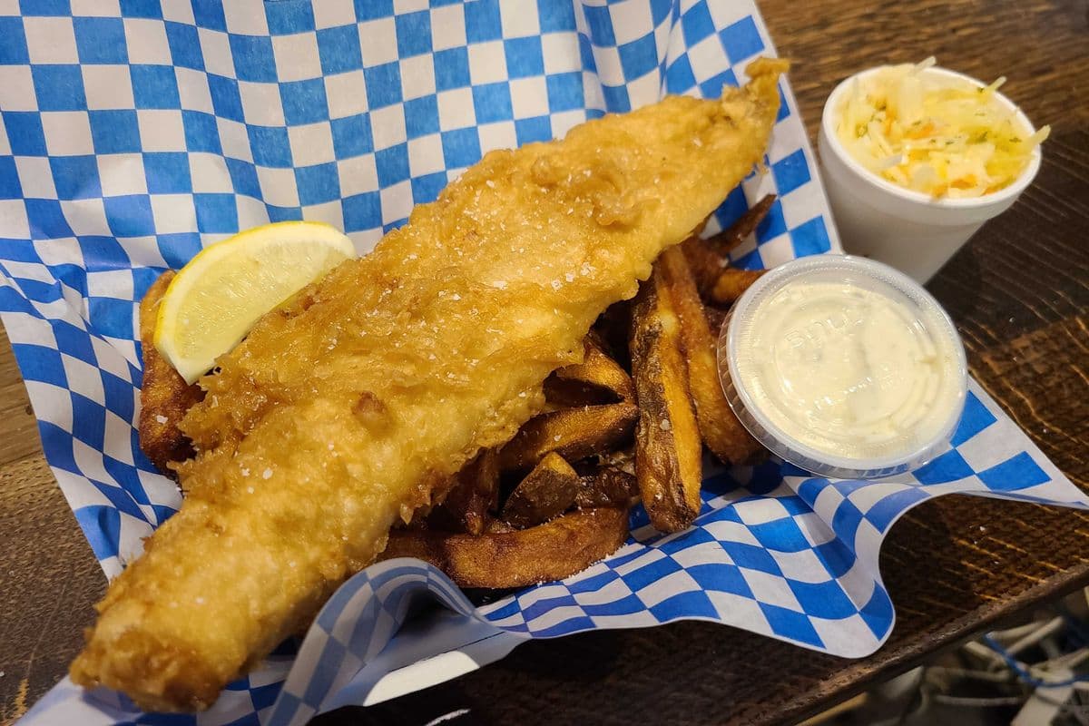 Haddock and Chips (6 oz haddock)