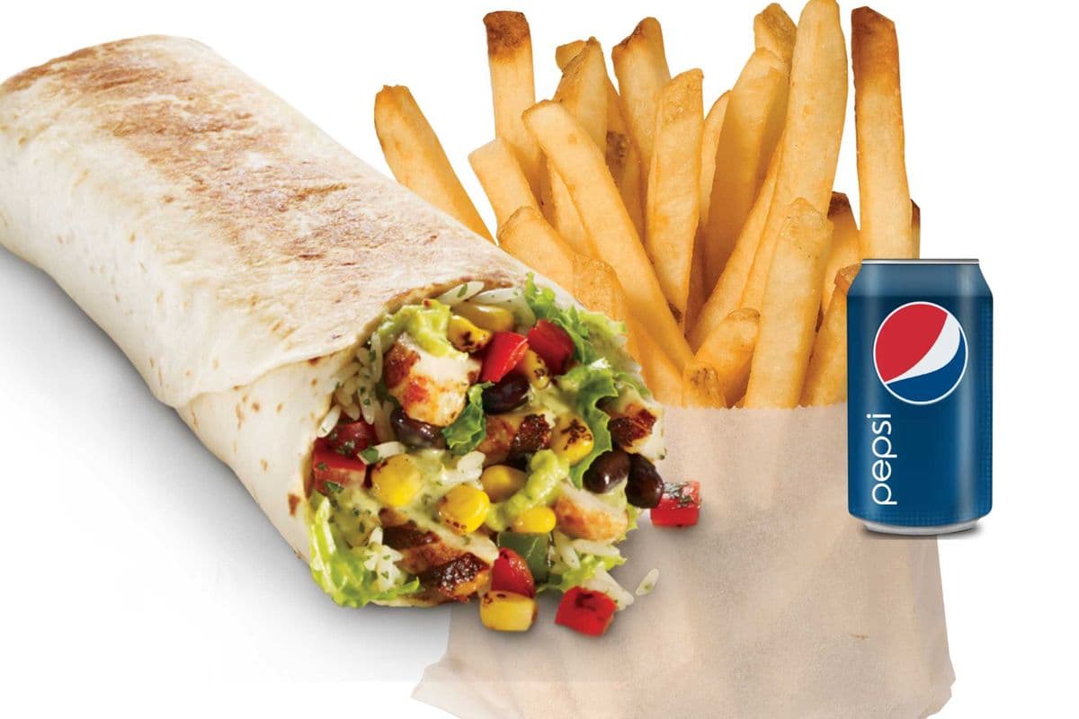 Burrito (12" Tortilla) Combo