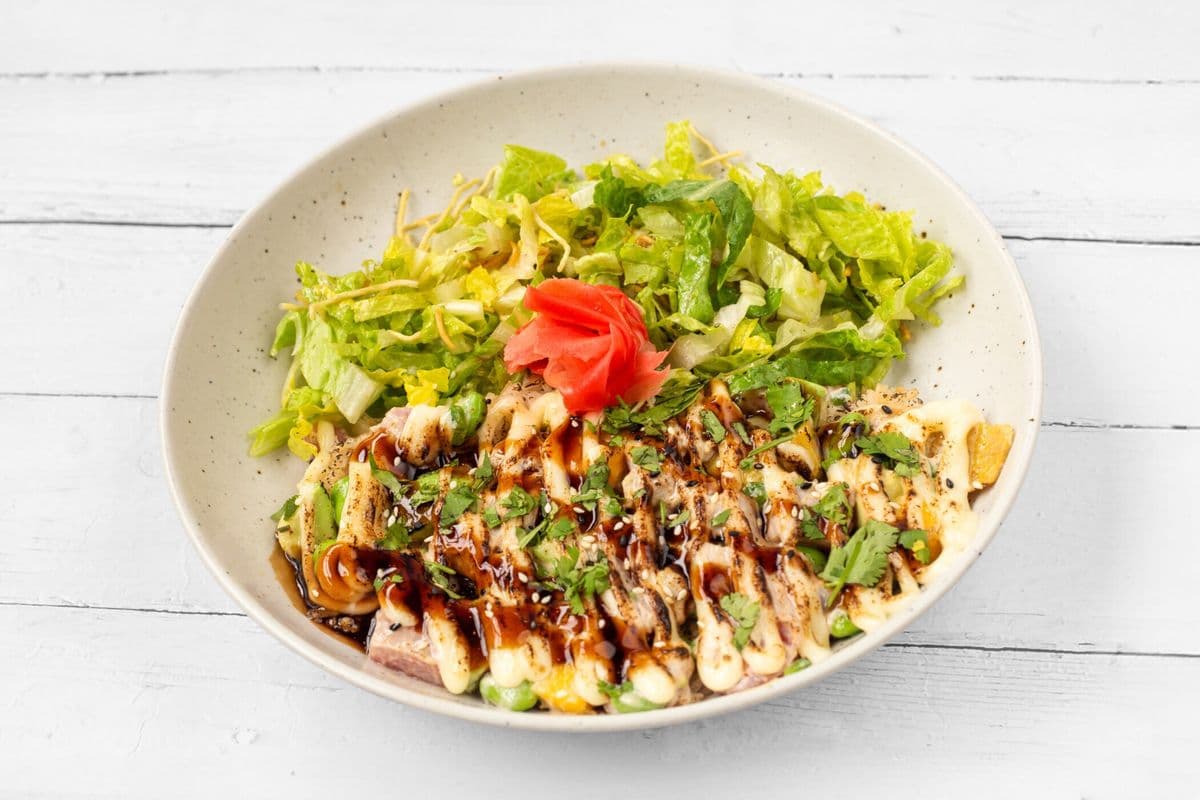 Torched Tuna Poke Bowl