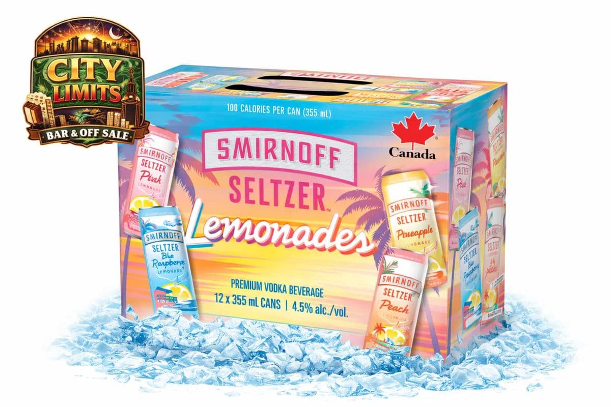 Smirnoff Seltzer Lemonades (12 x 355ml)