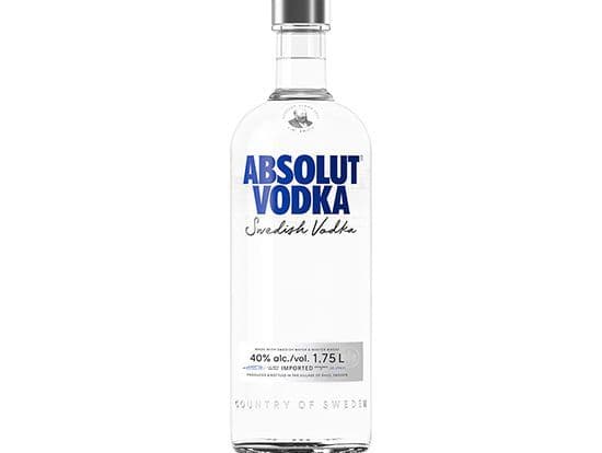 Absolut, 1.75L vodka (40.0% ABV)