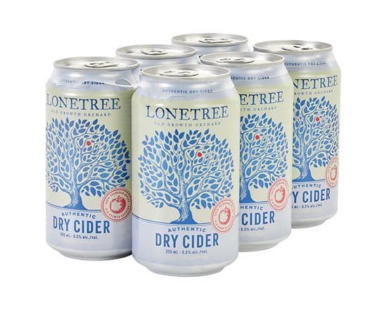 Lonetree Cider Co. Dry Cider, 6 x 355 ml