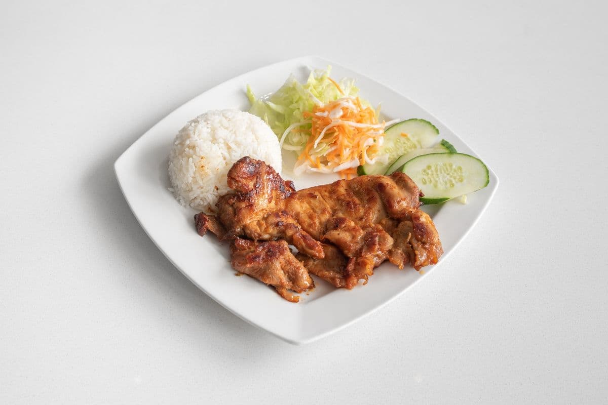 Grill Chicken on Rice