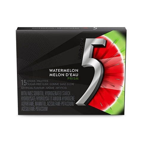 Wrigley 5 Prism Watermelon 15pc
