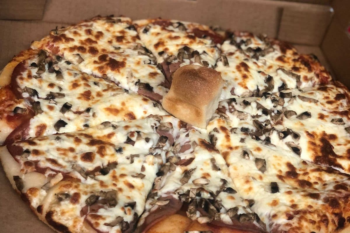 9. 12" Pepperoni and Mushroom Pizza