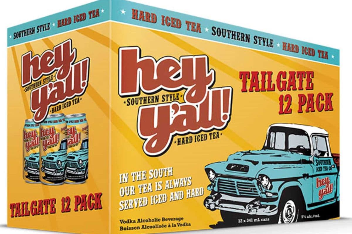 Hey Y'all Tailgate Hard Iced Tea (12 Pack) (12 x 355ML CAN)