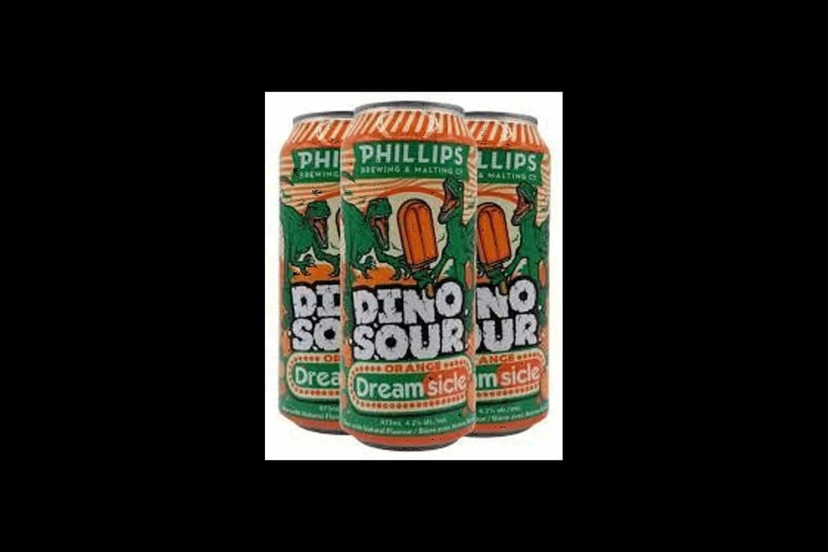 PHILLIPS DINOSOUR ORANGE DREAM SICLE (4 x 473ML)