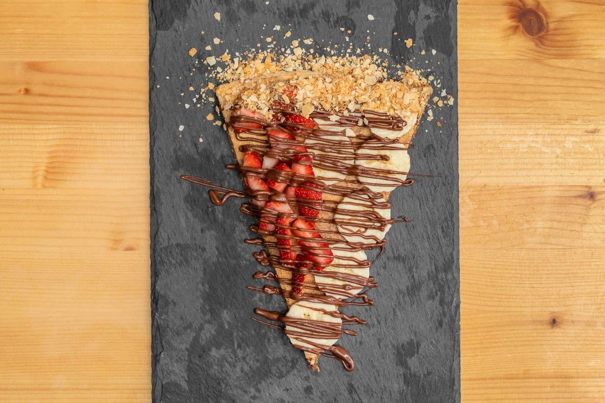 crepe nutella banane fraises